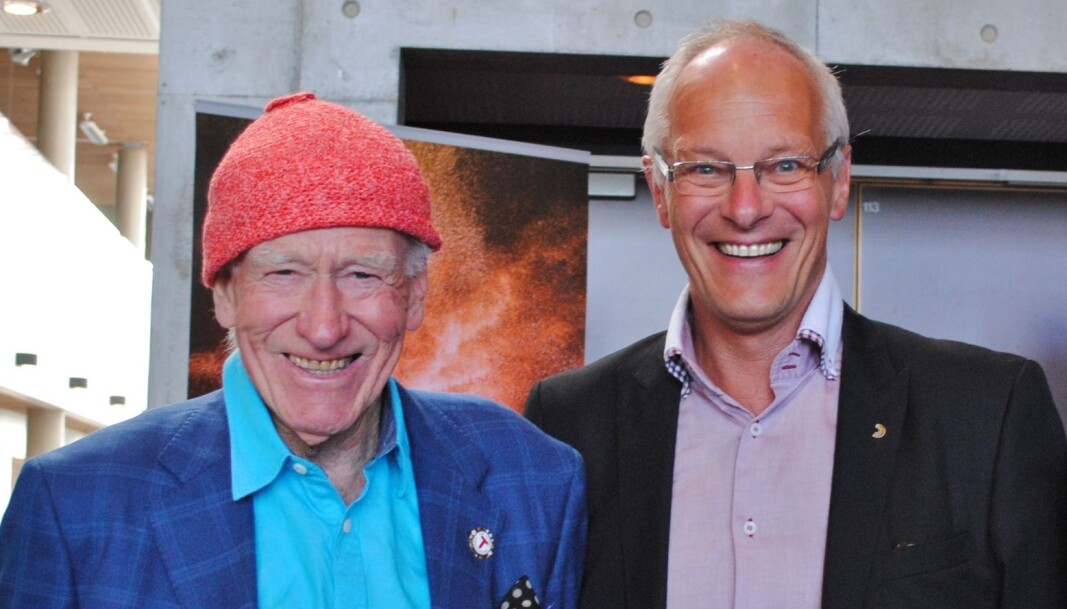 Arkivfoto: Olav Thon (t.v.) og Ove Skrøvseth. Arkivfoto: Olav Thon (t.v.) og Ove Skrøvseth.