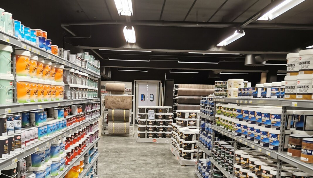 Romslig butikk. Den nye butikken er på 500 kvadratemeter Romslig butikk. Den nye butikken er på 500 kvadratemeter