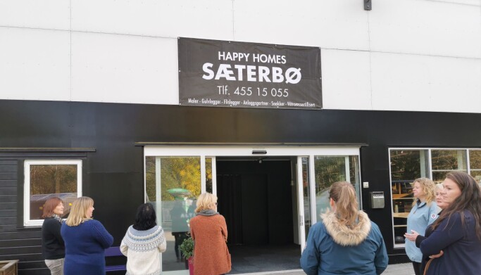 Klare for butikkåpning. Klare for butikkåpning.