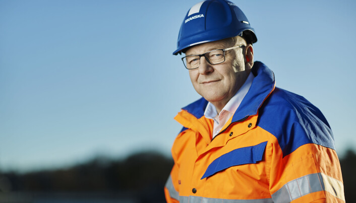 Steinar Myhre, konserndirektør for anleggsvirksomheten til Skanska Norge. Steinar Myhre, konserndirektør for anleggsvirksomheten til Skanska Norge.