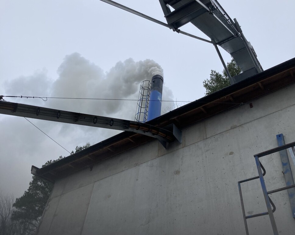 Pipebrann ved T-komponentbygget ble slukket raskt