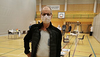 Svein Olav Svinvik er fornøyd med effektiv vaksinering Svein Olav Svinvik er fornøyd med effektiv vaksinering