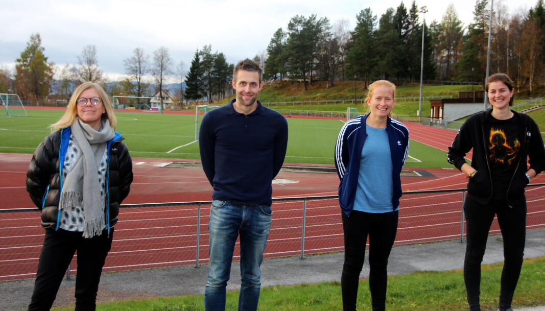 Sylvia Stokke frå Svorka saman med Jens Nervik, Ingvild Berg og Hege Fiske. Sylvia Stokke frå Svorka saman med Jens Nervik, Ingvild Berg og Hege Fiske.