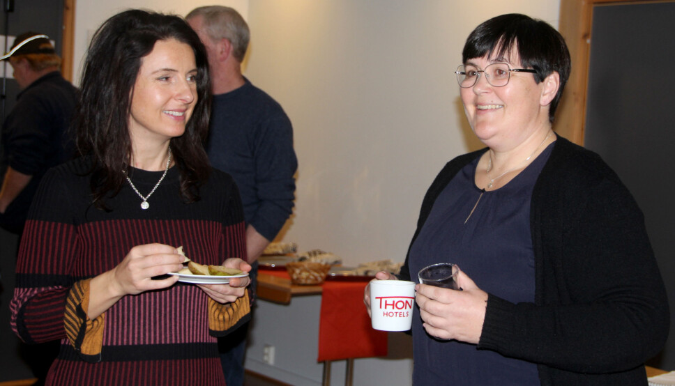 Jenny Klinge (t.v.) og Vibeke Langli.