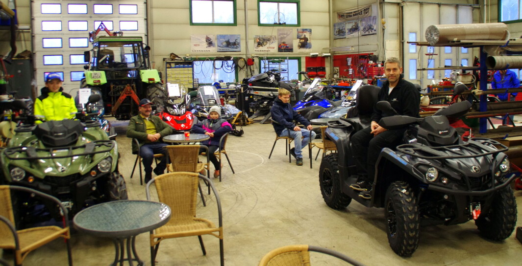 Det var best føre for ATV, meinte Jon Moen (t.h.) Det var best føre for ATV, meinte Jon Moen (t.h.)