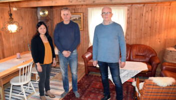 Steinar Johnsen (t.h) fra Innovasjon Norge var på plass på åpningsdagen. Steinar Johnsen (t.h) fra Innovasjon Norge var på plass på åpningsdagen.