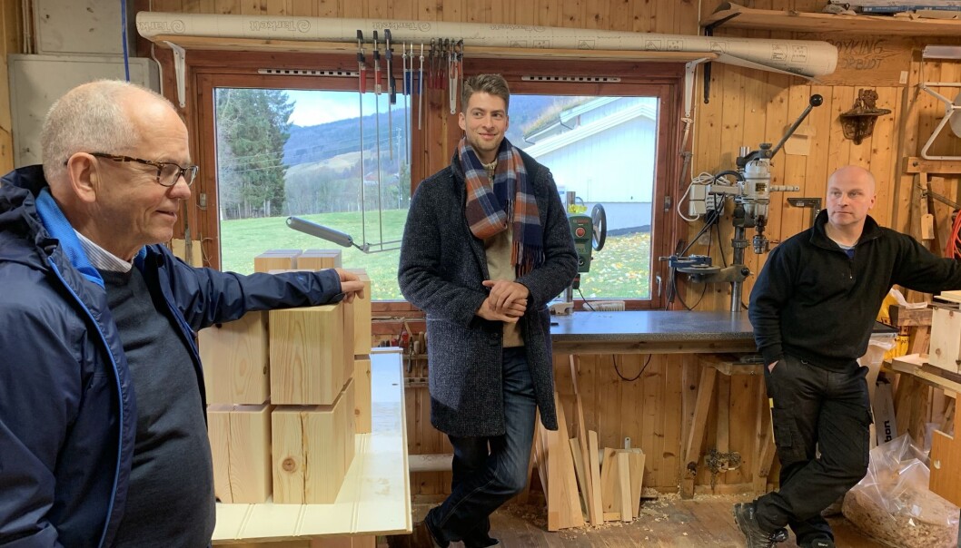 Magne Løfaldli (f.v.), Olav Engelstad og Leif Magne Røen. Magne Løfaldli (f.v.), Olav Engelstad og Leif Magne Røen.