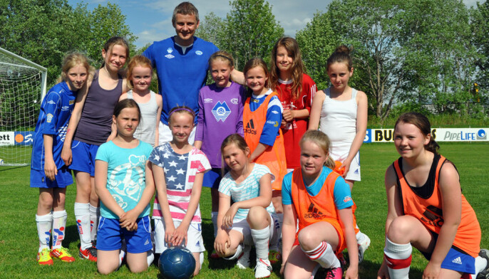 Ole Gunnar Solskjær var omsvermet på Syltøran i 2013 Ole Gunnar Solskjær var omsvermet på Syltøran i 2013