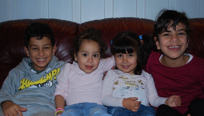 Nael, Rasel, Tasneem og Rim Nael, Rasel, Tasneem og Rim