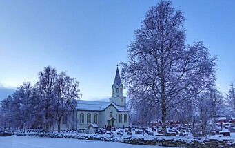 Opptak av gudstjeneste i Rindal kirke 31. januar