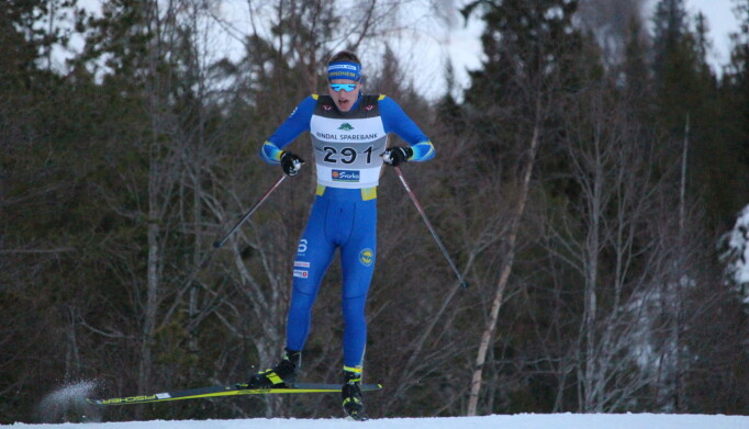 Kristoffer Berset under Rindalsrennet 2020. Kristoffer Berset under Rindalsrennet 2020.