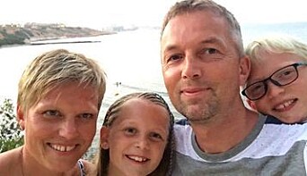 Lars Inge med kona Torill Bye og barna Marte og Knut Tore Lars Inge med kona Torill Bye og barna Marte og Knut Tore
