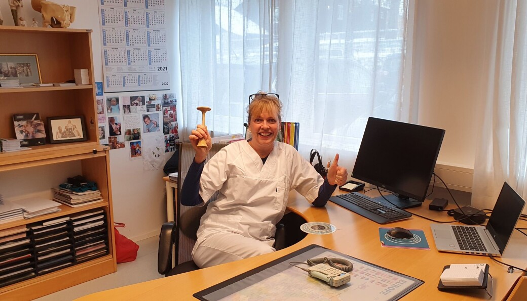 Wenche Evensen Berg har god grunn til å smile bredt Wenche Evensen Berg har god grunn til å smile bredt