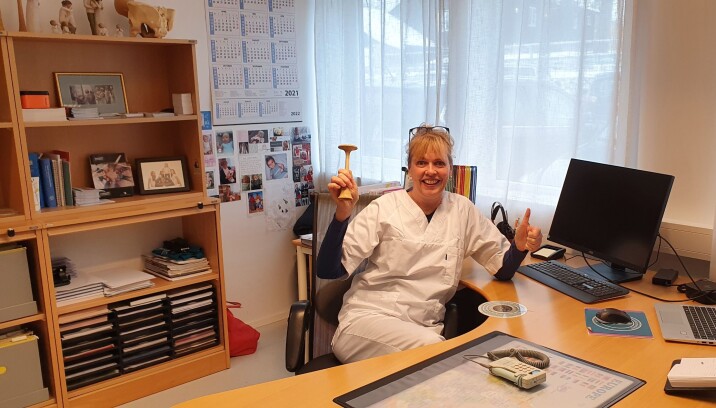 Wenche Evensen Berg har god grunn til å smile bredt