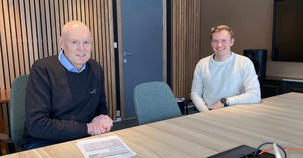 Banksjef Magne Bjørnstad og eiendomsmegler Såndre Osen Banksjef Magne Bjørnstad og eiendomsmegler Såndre Osen