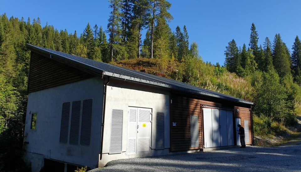 Kysinga Kraftverk i Romundstadbygda i Rindal