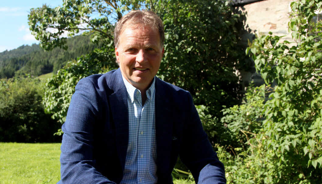 Administerende banksjjef Allan Troelsen. Administerende banksjjef Allan Troelsen.