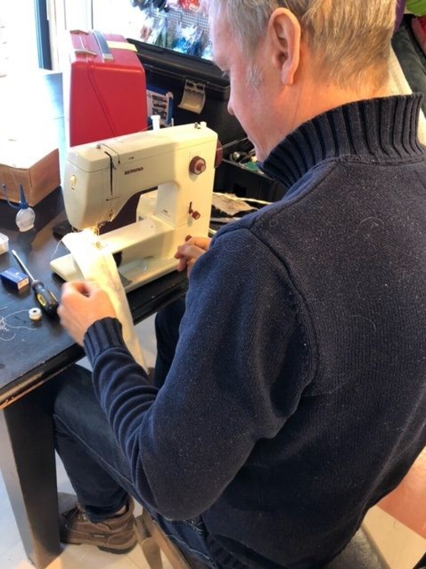 Kenneth Fellingen i aksjon.