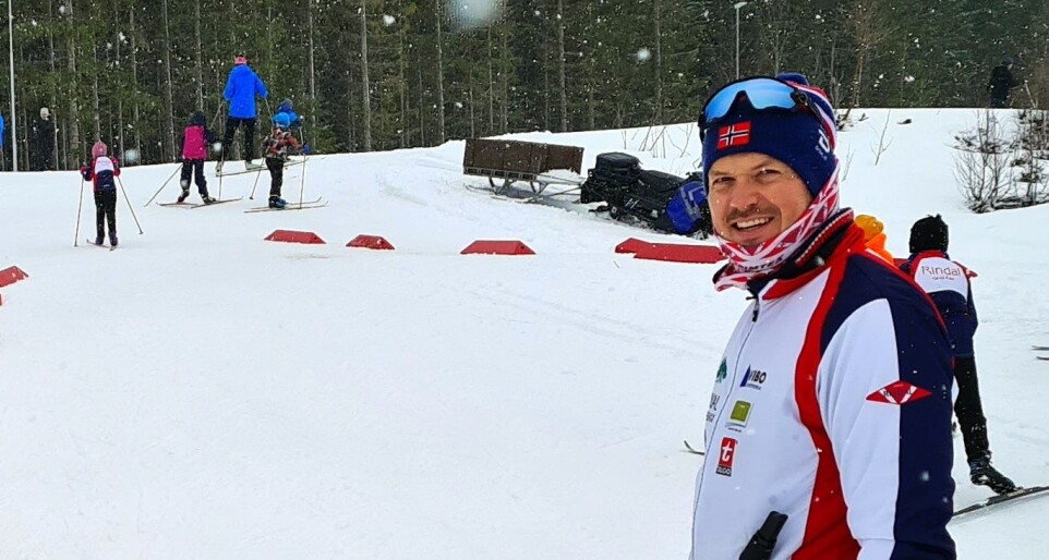 Pål Sande frå skistyret i Rindal IL