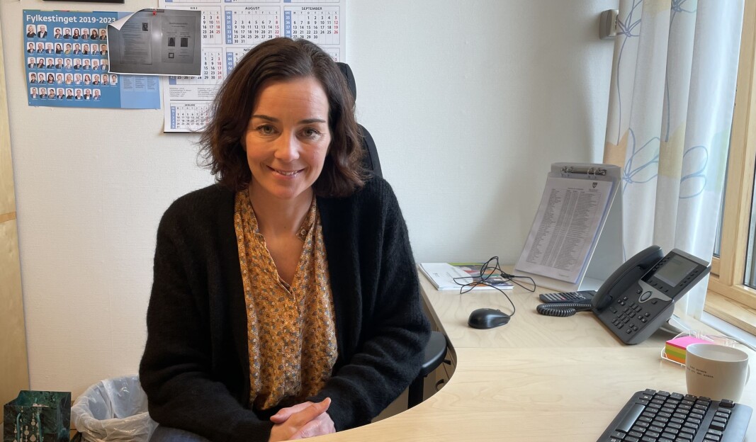 Rektor Hilde Andersen. Rektor Hilde Andersen.