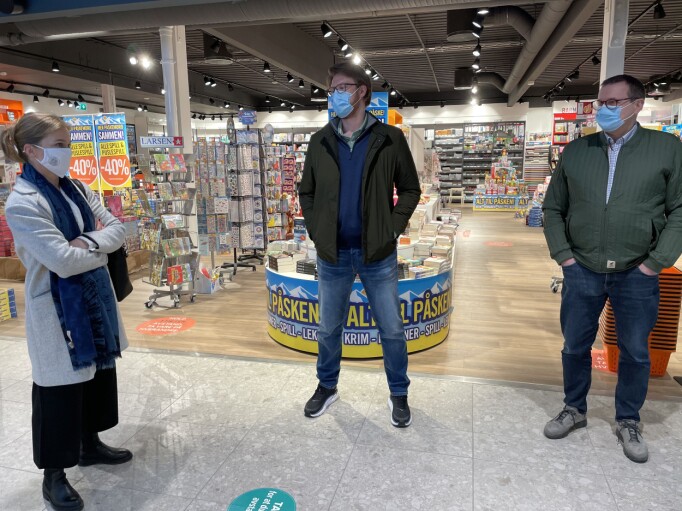 Ordførar Margrethe Svinvik (Sp), Lars Ove Løseth og Bergsvein Brøske. Ordførar Margrethe Svinvik (Sp), Lars Ove Løseth og Bergsvein Brøske.