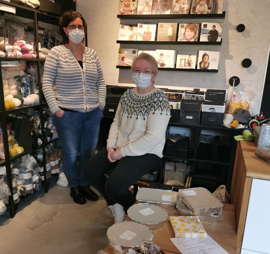 Laila Haugen og Marie Lindvåg fra Myllåromme`er gjester med salg av bakst