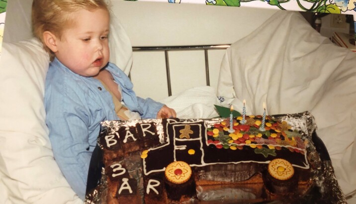 Bård feiret 3-årsdagen sin på sykehuset