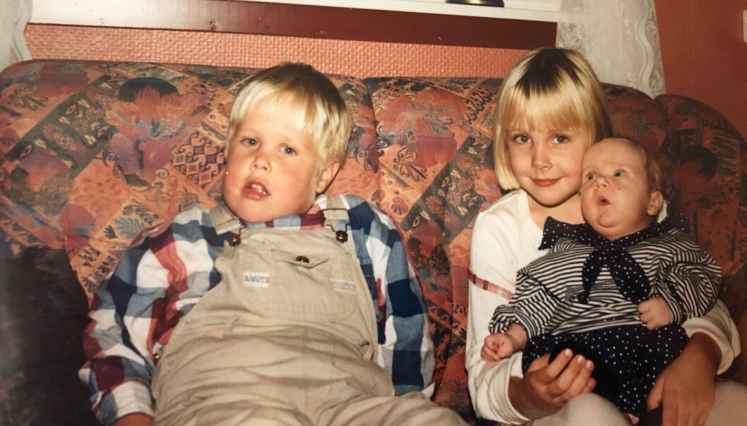 Søskenkjærlighet: Bård, Helle og Gaute Søskenkjærlighet: Bård, Helle og Gaute