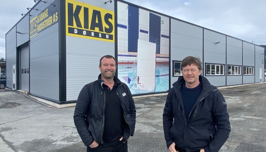 Salsansvarleg Grim Røen (t.v.) og dagleg leiar Stig Kvendset ved KIAS Salsansvarleg Grim Røen (t.v.) og dagleg leiar Stig Kvendset ved KIAS