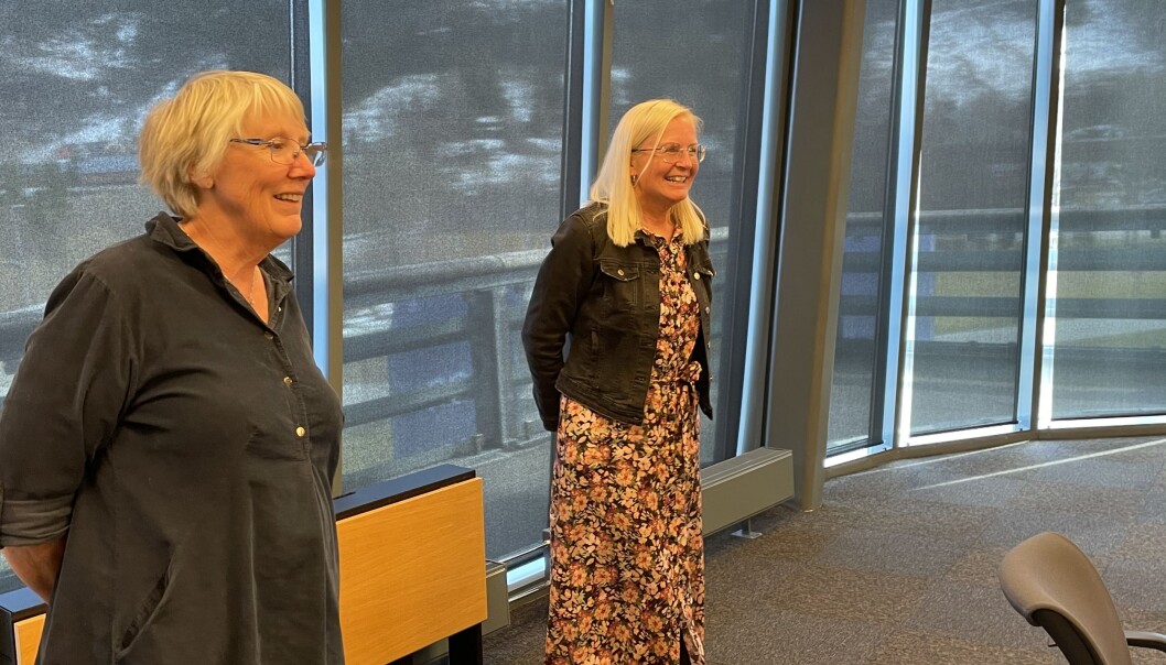 Britt May Hollås (t.v.) og marknadssjef i Surnadal Sparebank, Liv Dalsegg. Britt May Hollås (t.v.) og marknadssjef i Surnadal Sparebank, Liv Dalsegg.