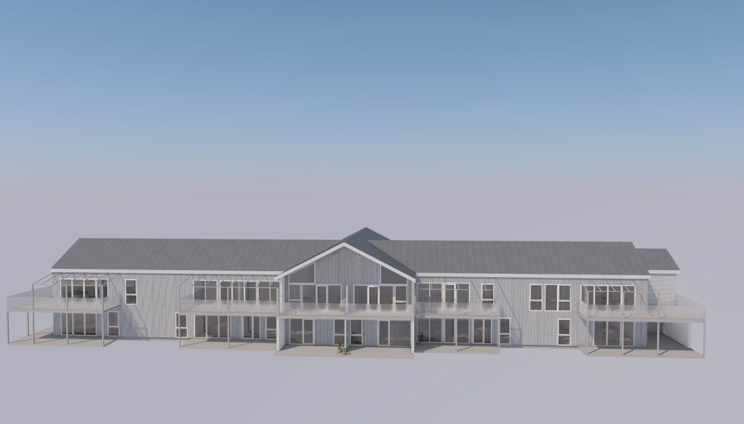 Skisse, Stangvik Boligutvikling/arkitekt Georg Øye Skisse, Stangvik Boligutvikling/arkitekt Georg Øye