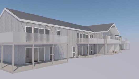 Skisse, Stangvik Boligutvikling/arkitekt Georg Øye Skisse, Stangvik Boligutvikling/arkitekt Georg Øye