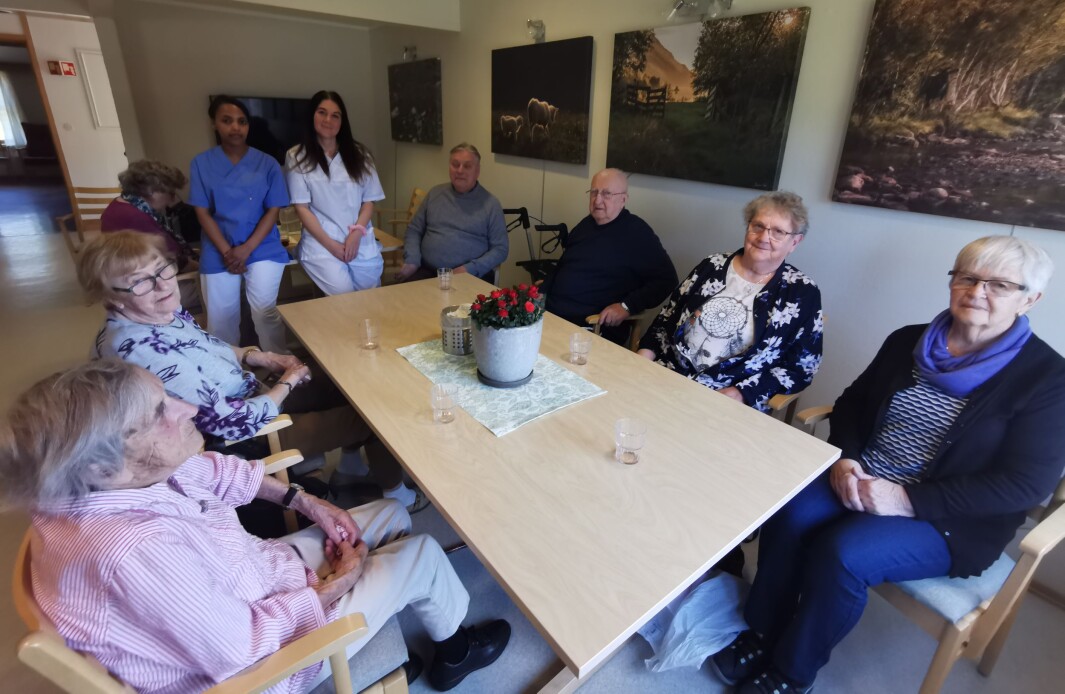 Rundt bordet: Fra venstre: Marit Fiske, Marie Hagen, Lwam Abraham, Trine Engdal Storholt, Magne Bergheim, Per Fredleif Strand, Kari Kalset og Jorund Melling Talgø Rundt bordet: Fra venstre: Marit Fiske, Marie Hagen, Lwam Abraham, Trine Engdal Storholt, Magne Bergheim, Per Fredleif Strand, Kari Kalset og Jorund Melling Talgø