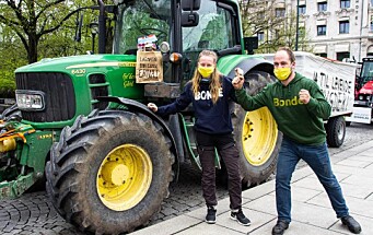 Kjørte traktor til Oslo med budskap til Erna - Opplevde MYE støtte underveis