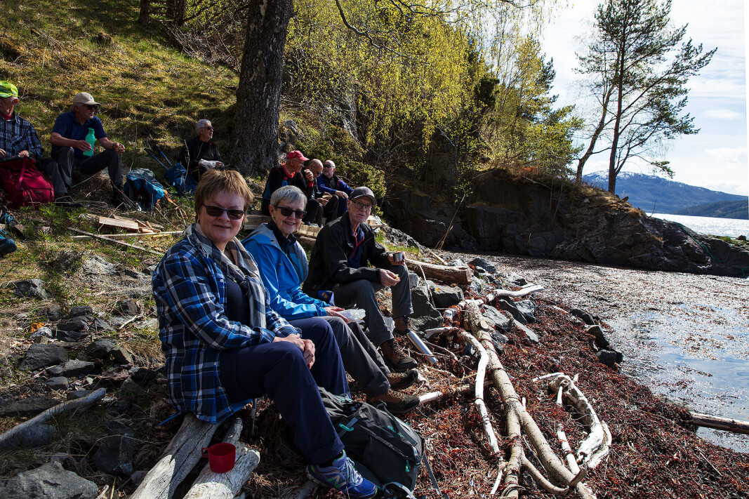Ein god matpause i Kvalnesvika. Ein god matpause i Kvalnesvika.