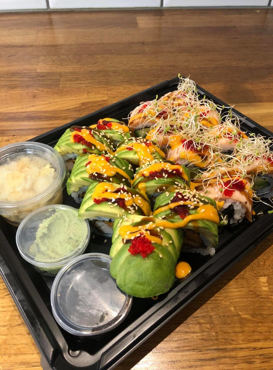 Sushi fra Aeed Foto: privat