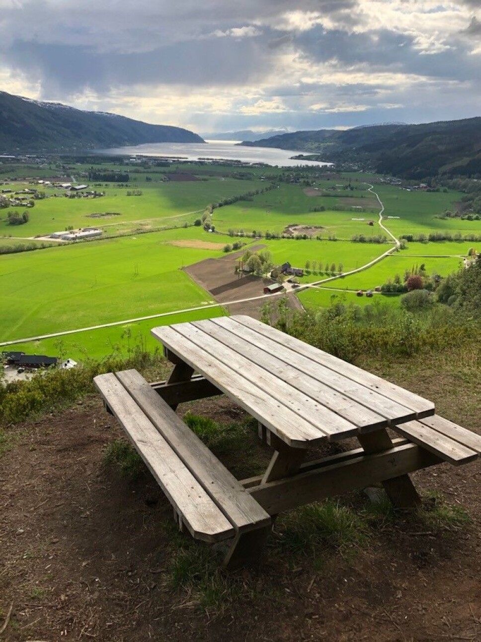 Dette bildet kunne Maret ta ved ettermiddagens inspeksjonsrunde på Høgberget.