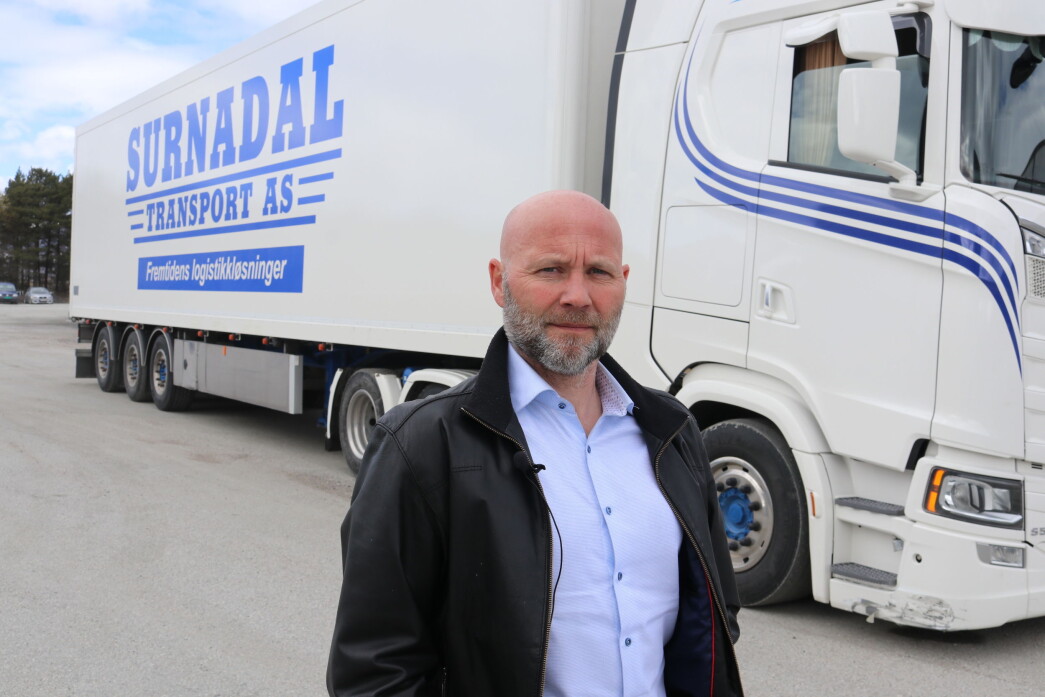 Daglig leder i Surnadal Transport, Atle Norli. Daglig leder i Surnadal Transport, Atle Norli.