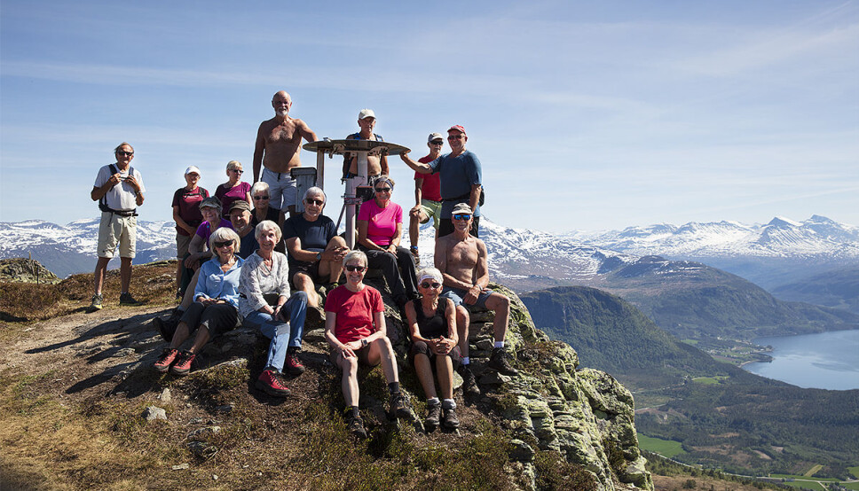 Arkivfoto: Fjellgruppa i Surnadal pensjonistlag.