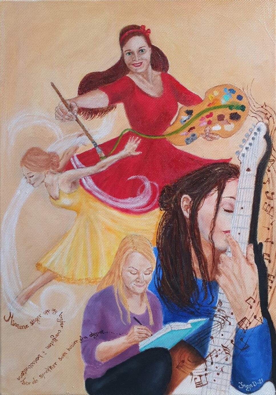 Kunstens fire veier.