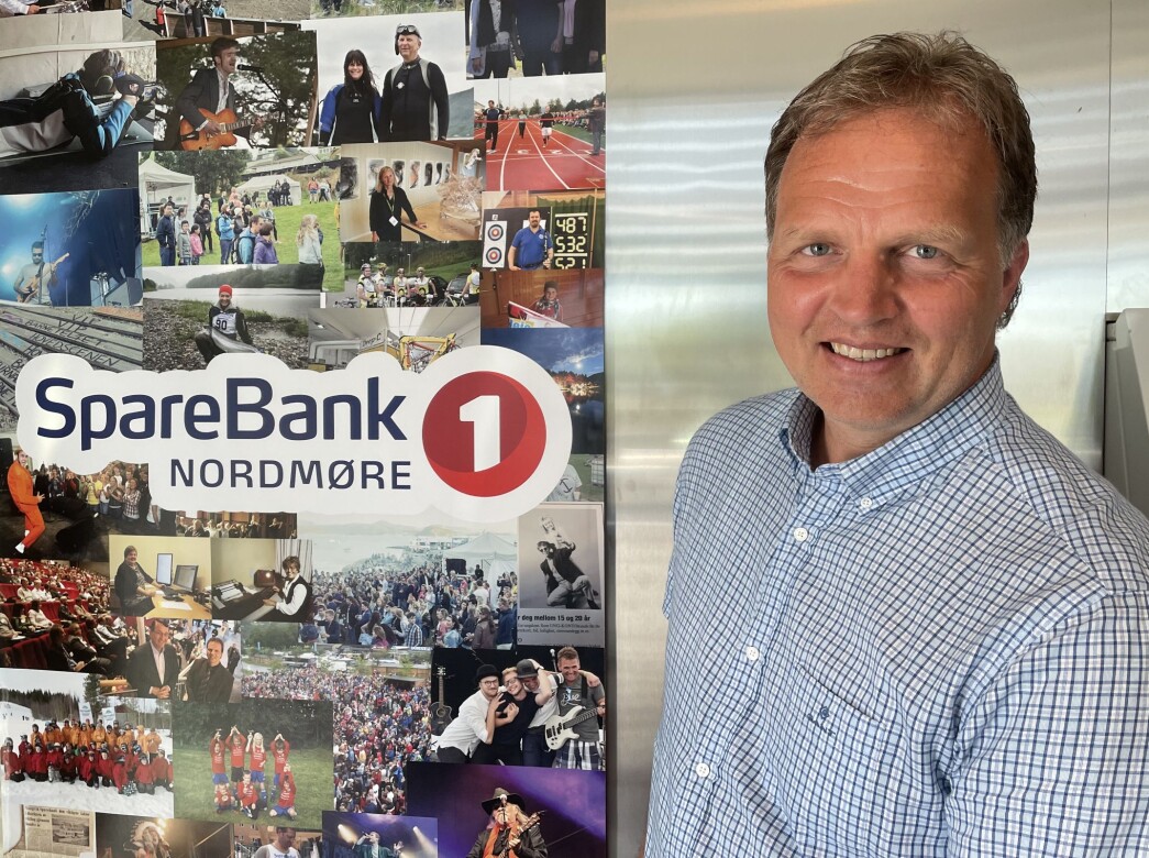 Allan Troelsen, administrerende bankdirektør i SpareBank 1 Nordmøre. Allan Troelsen, administrerende bankdirektør i SpareBank 1 Nordmøre.