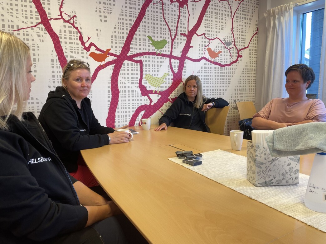 Heidi Elnes Fiske (f.v.), Marit Solem Meisingset, Kristin Børset og Marianne Hansen Røv. Heidi Elnes Fiske (f.v.), Marit Solem Meisingset, Kristin Børset og Marianne Hansen Røv.
