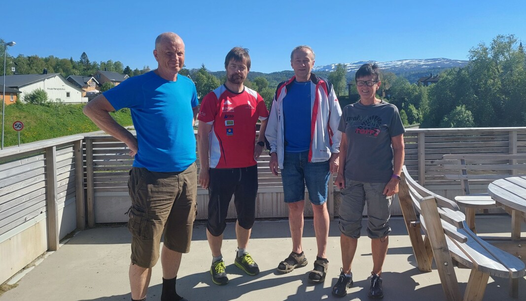 Ole Solvik, Rune Løfald, Baard Gåsvand og Aud Lillegård. Ole Solvik, Rune Løfald, Baard Gåsvand og Aud Lillegård.