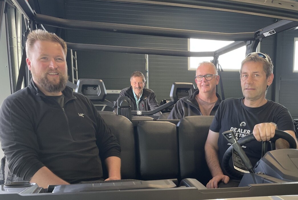 Ola Inge Svinsås (f.v.), Rolf Kvernberg, Malvin Jonli og Jon Moen. Ola Inge Svinsås (f.v.), Rolf Kvernberg, Malvin Jonli og Jon Moen.