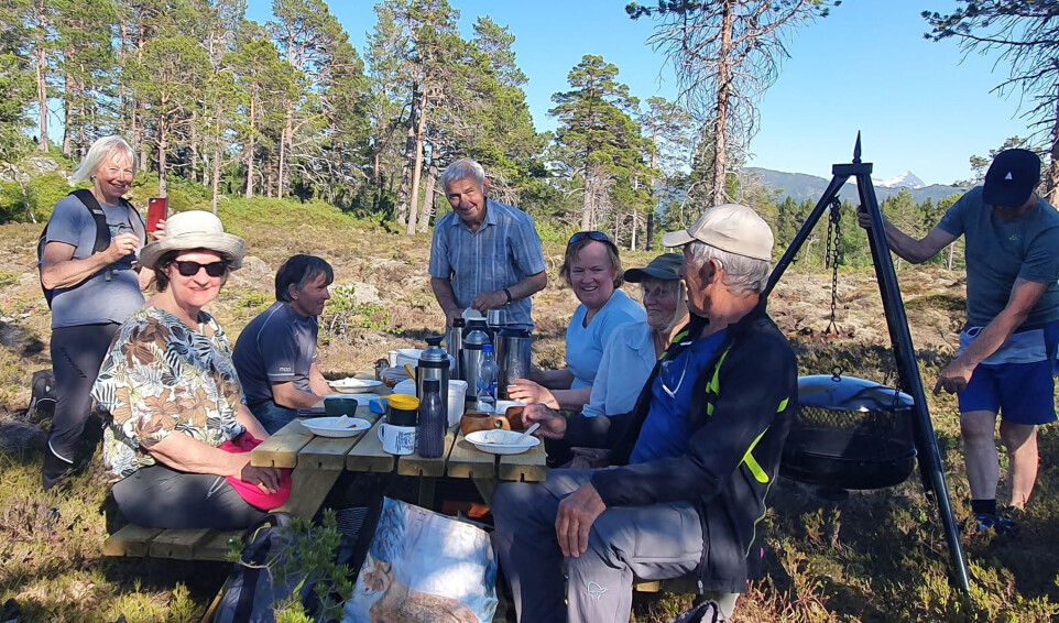 Kaffelag ved Bloddråpetrallen.