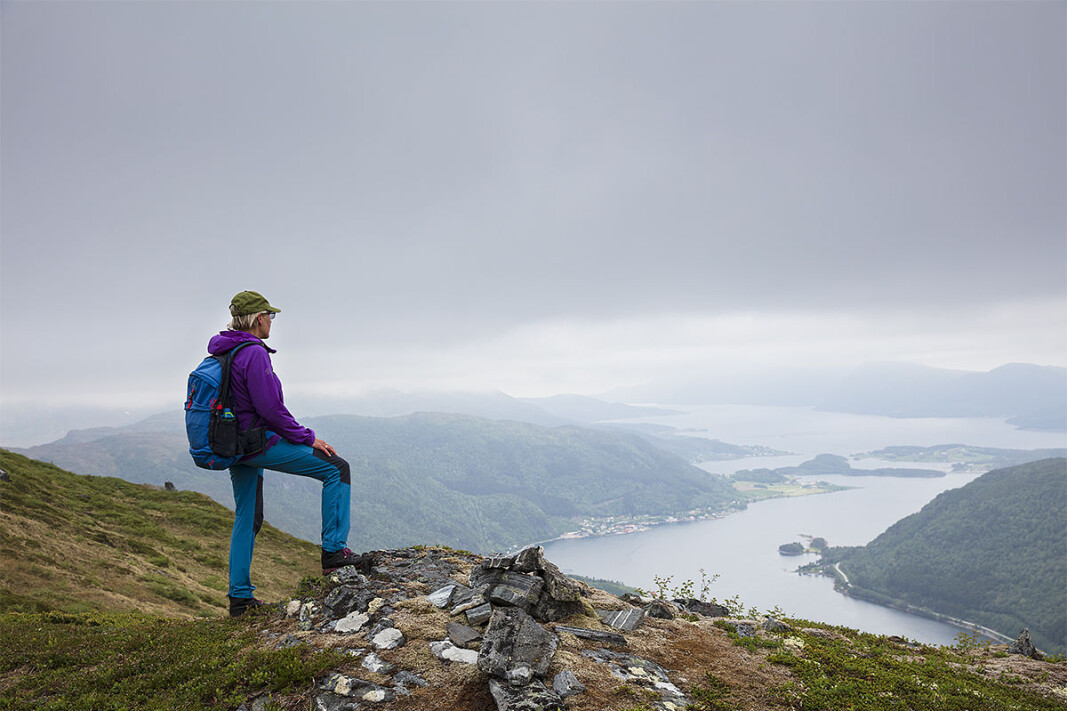 Fin utsikt frå Møkkelfjellet Fin utsikt frå Møkkelfjellet