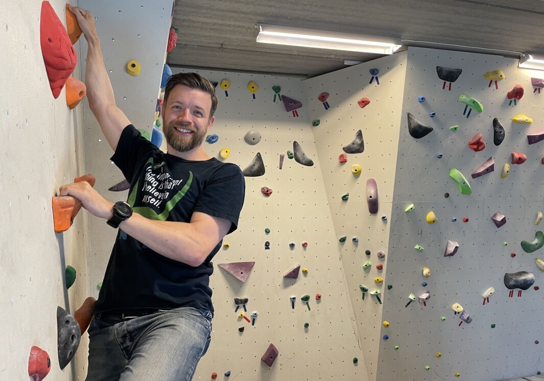 Håvard Håskjold gleder seg til å utvide Trollheimen Klatresenter med en ny etasje i august. Håvard Håskjold gleder seg til å utvide Trollheimen Klatresenter med en ny etasje i august.