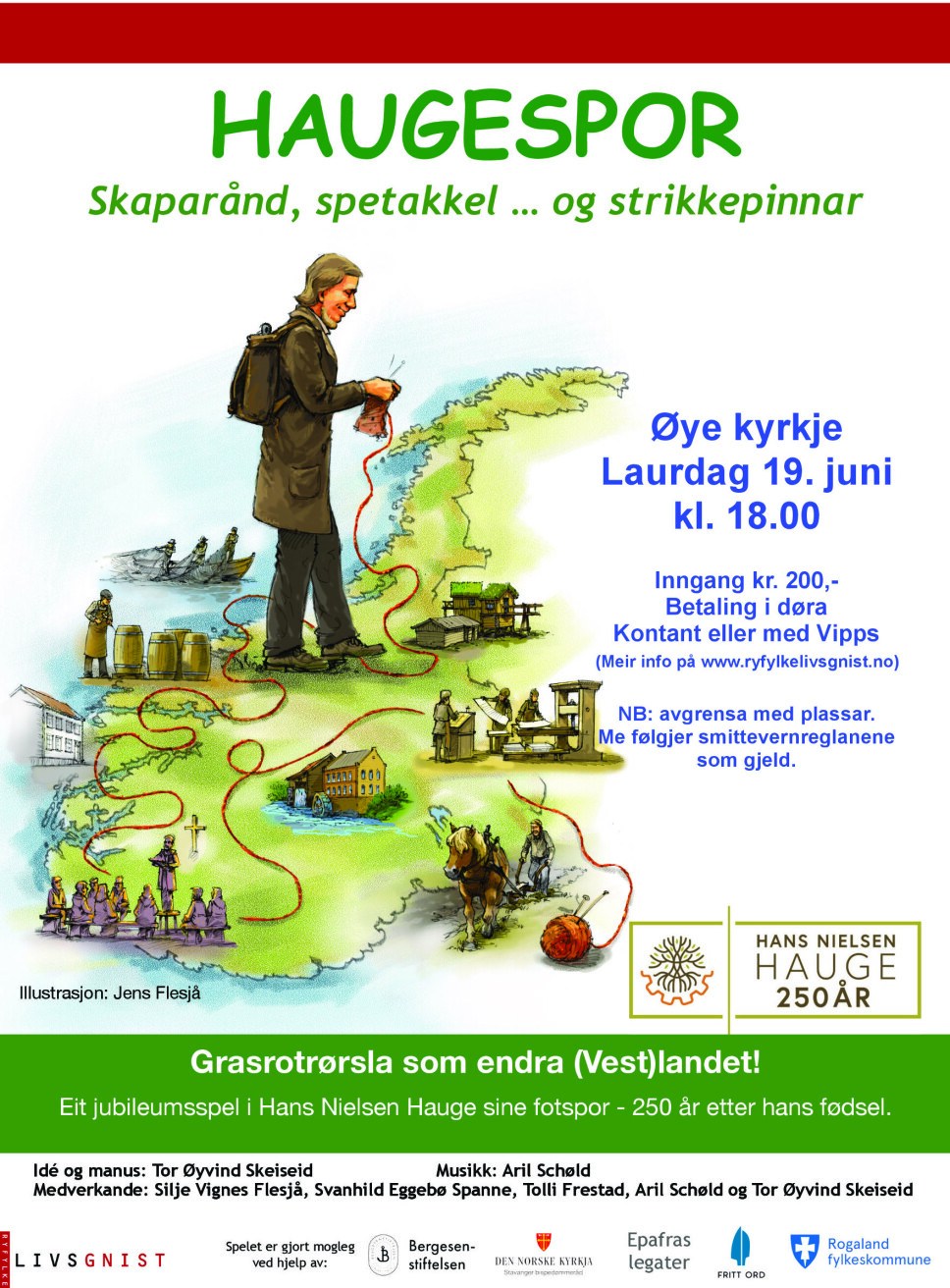 Haugespor i Øye kyrkje