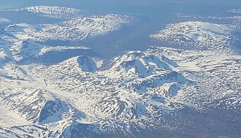 Flyfoto fra Trollheimen, tatt 1.juni Flyfoto fra Trollheimen, tatt 1.juni