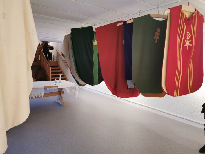 Nokre av dei flotte messehagela som er utstilt Nokre av dei flotte messehagela som er utstilt
